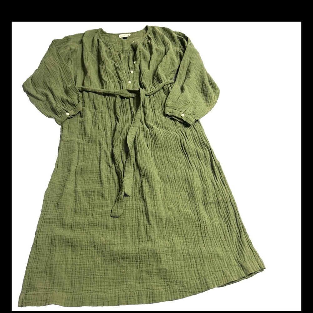 5 For $50🔥 Universal Thread Army Green Dress, size M but runs large, No Belt